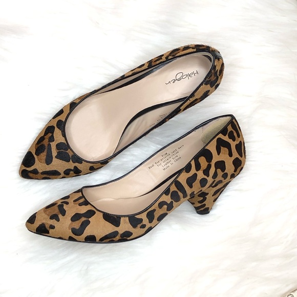 Halogen Shoes - Halogen hapayton Lea leopard calf hair heel 9.5